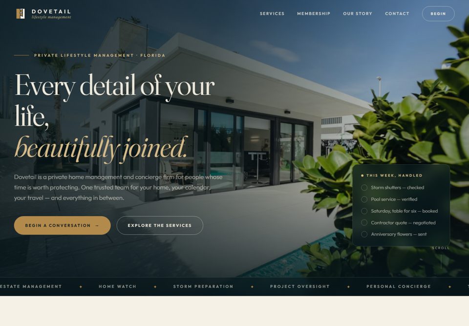 Dovetail Lifestyle launch site